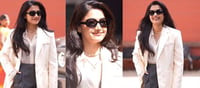 Sunglasses, Curves & Killer Smile: Rashmika Serves Sultry Power-Suit Heat
